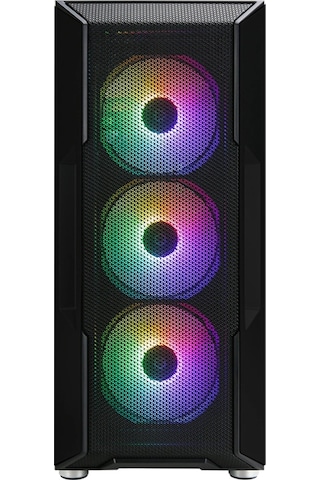 Zalman I3 Neo Black, Megamax, 700w 80+, Mesh Panel, Tempered Glass, 4x120mm Rgb Fan, Atx Gamıng Kasa