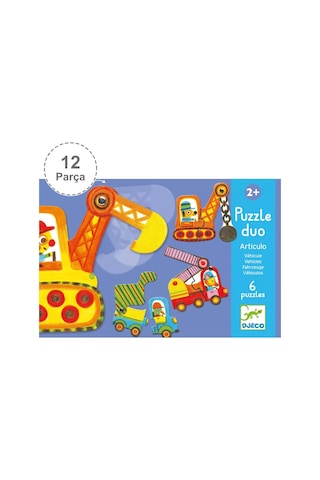 Djeco İkili Puzzle/ Vehicles