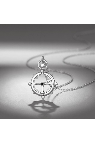 Tancise S925 Gümüş Lüks Kişilik Kolye Kolye Kadın Klasik Gelgit Kolye