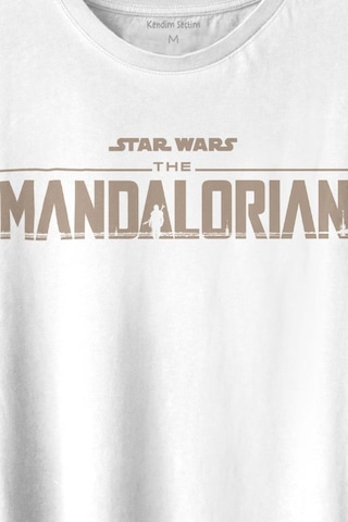 The Mandalorian Bebek Yoda Cep Tasarımı Star Wars Baskılı Tişört Unisex T-shirt 001