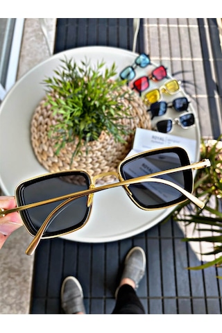 Royal Eyewear Ex657 Gold Black Unisex Güneş Gözlüğü