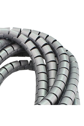Ø30 Kablo Koruyucu Ve Düzenleyici Spiral 1,5mt Gri