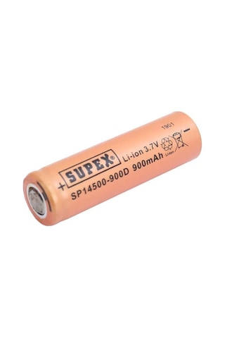14500 3,7v 900 Mah Lityum Düz Pil