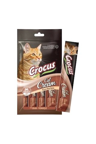 Crocus Yengeçli Krema Kedi Ödülü 4x15gr