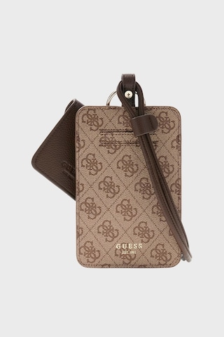 Guess Noelle Logolu Telefon Çantası Pw7574p6326 Bayan Telefon Çantası Pw7574 P6326 Lgw Kahve