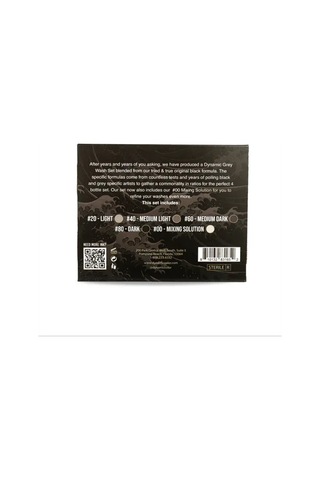 Dynamic Greywash Set 4oz/120ml - 4 4 Oz Gölge Seti + 4 Oz Mixing Solution