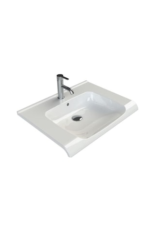 Turkuaz Seramik Anova Etajerli Lavabo 65 x 50 CM