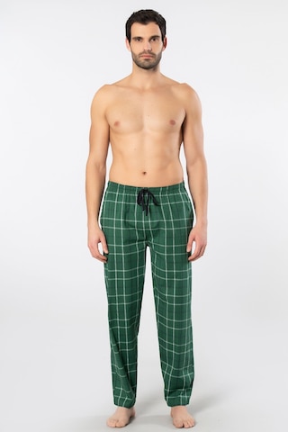Cacharel Erkek Dokuma Pijama Tek Alt 2240/yeşil 1 Yeşil