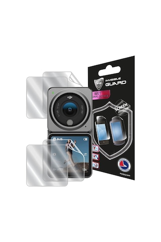 IPG DJI Action 2 Dual Screen Combo Aksiyon Kamera Ekran Koruyucu (4 Adet)