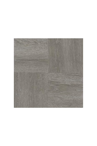Kendinden Yapışkanlı Yer Karosu 45 - 30 48 Cm X 30 48 Cm Kömür Grisi Ahşap - Soyma Ve Çubuk Mutfak Yemek Odası Y