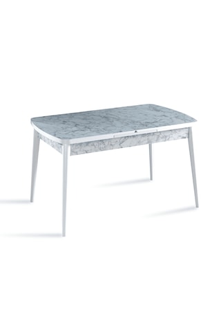 Lüks Carrara - Açılabilir Mutfak Masası - Yemek Masası