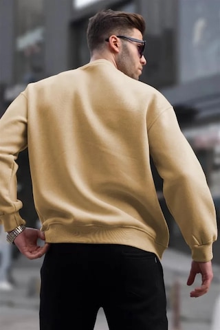 Modi Erkek Düz Bisiklet Yaka Sweat - Bej Bej 2xl