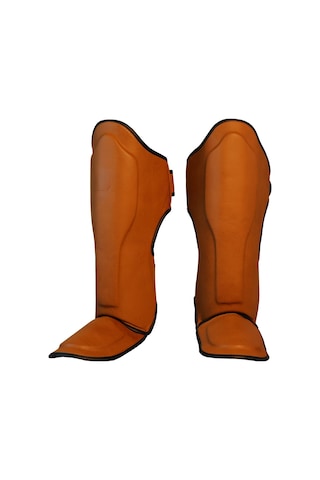 Dragondo 40714-l Obsolete Hakiki Deri Kaval Ayak Koruyucu Kick Boks Kaval Koruyucu Kahverengi