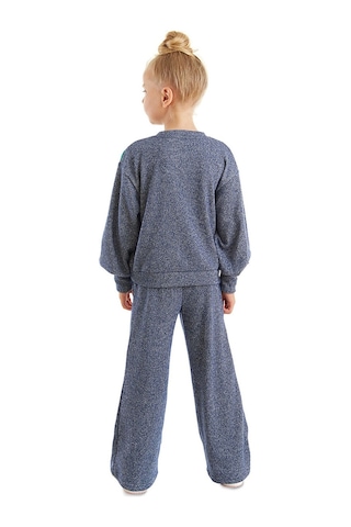 Denokids Mshb&g Parlak Kedi Lacivert Kız Çocuk Triko Eşofman Takım Lacivert