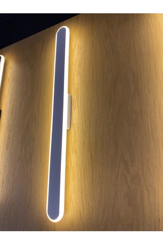 58 Cm 18w Dekoratif Stıck Aplik 3000k Sarı Işık Elektrik Bağlantısı Gerektirir Modern Şık Led Aplik Beyaz