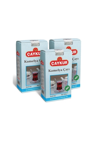 Çaykur Kamelya Siyah Dökme Çay 3 x 1 KG