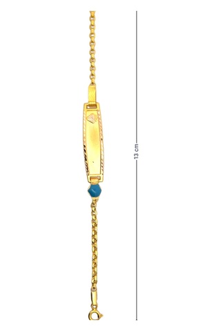 Cigold Taşlı Çocuk Bileklik 14 Ayar Altın 1.90 Gr Oa-c11303029269 Renkli Çok Renkli