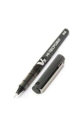 Pilot V5 Hi-tecpoint 0.5 Mm Sıvı Mürekkepli Rollerball Kalem 6 Renk Set Çok Renkli