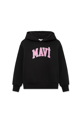 Mavi - Mavi Logo Baskılı Kapüşonlu Antrasit Sweatshirt 7610035-70087 Gri