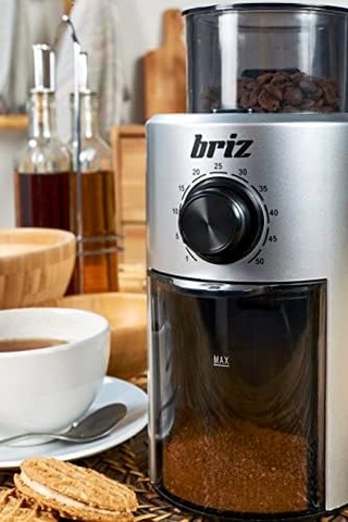 Br742 Zaman Ayarlı Kahve Değirmeni Kahve Öğütücü Siyah