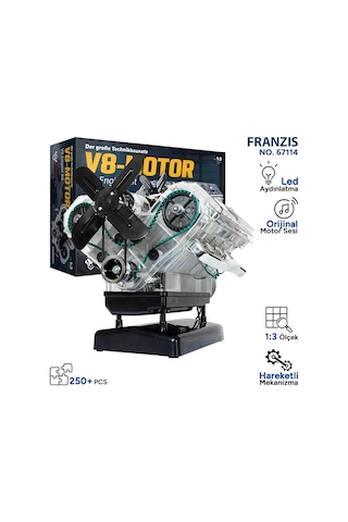 Büyük V8 Motor Teknik Yapım Seti