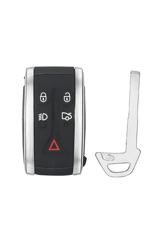 5 Düğmeli Araba Uzaktan Anahtar Kapağı Jaguar X Xf Xk Xkr İçin Dayanıklı Araba Anahtarları Kılıfı