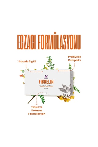 Vitisfera Fibrelin Akasya Gamı - Inülin - Dirençli Dekstrin Içeren Prebiyotik Kompleks 30 Saşe