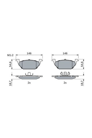 Seat Toledo 1.2tsı 2012-2019 Bosch Ön Balata Netpar23130