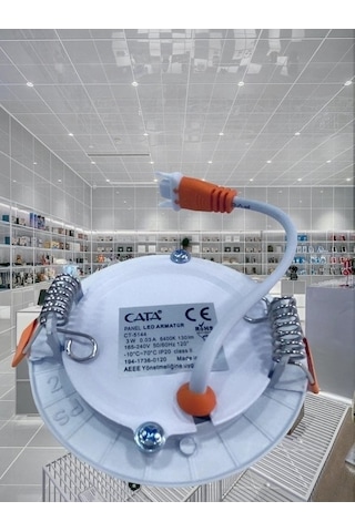 Cata Ct-5144g-5 5 Adet 3 Watt Panel Led Armatür Ct-5144 Günışığı Alüminyum Kasa Sarı