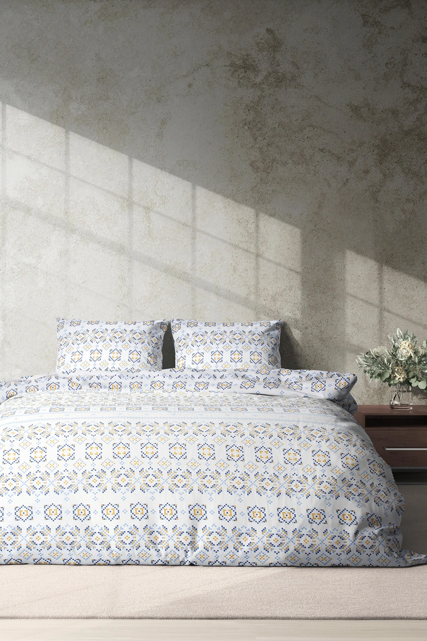 Cotton Collection Ranforce Nevresim Takımı Patiska Çok Renkli