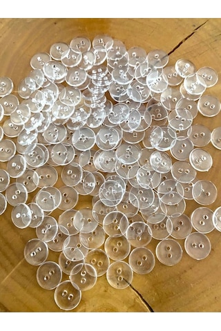 15 Mm Şeffaf Nevresim Düğmesi 50 Adet