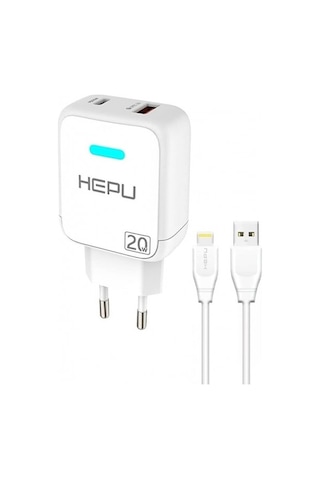 Hepu 20W Pd Girişli Hızlı Şarj Aleti 3.0 Qualcomm Tüm Apple Uyumlu iPhone Mode