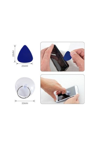 Fastbuy Bst588 Telefon Onarım Seti, 7 Adet Tornavida, Kullanışlı Açma Araçları