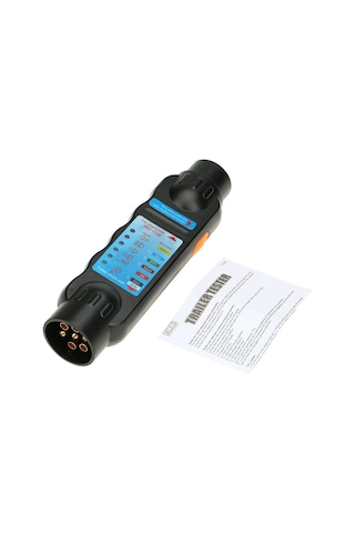 Youmex 7-pin Fren Ve Sinyal Test Cihazı - Araç Ve Tırnak Elektrik Bağlantı Sorunu Tespit Aracı Lacivert