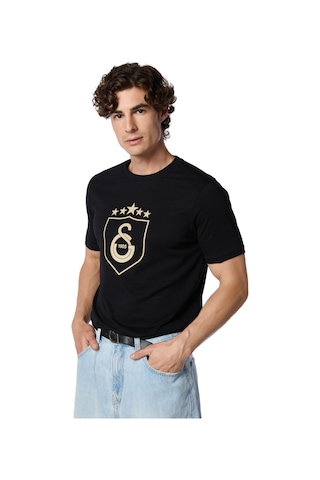 Gsstore Galatasaray Kalkan 5 Yıldız T-shirt E251395 Siyah