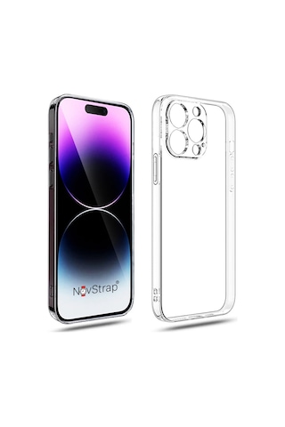 Apple Uyumlu iPhone 14 Pro Max Kilif 6.7 Kamerayi Tam Kapatan Seffaf Tipali 556417196