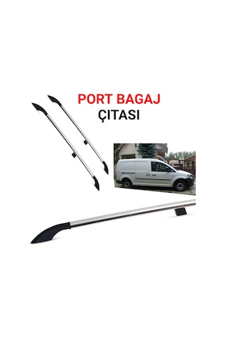 Caddy Uzun Şase Portbagaj Tavan Çitası 2007 2008 2009 2010 Gri