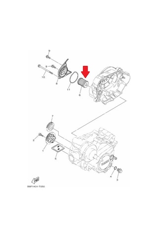 Yamaha Crypton S Yağ Filtresi 1S7-E3440-00
