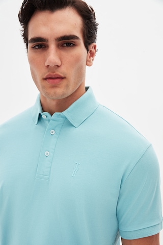 Twn Slim Fit Aqua Pike Dokulu T-shirt 4ec146011784m Aqua