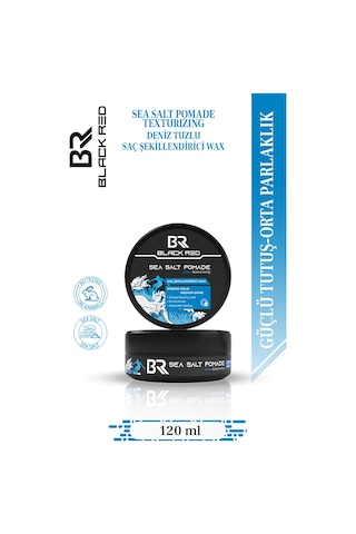 Wax Saç Şekillendirici Wax Sea Salt Pomade Deniz Tuzlu Wax Güçlü Tutuş - 120 ML