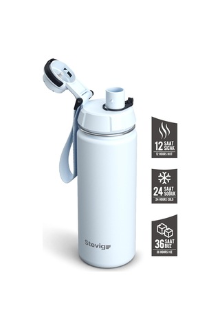 1 Hand Leak-proof Sızdırmaz Çelik Termos 500 Ml Ice Melt St-223 Çok Renkli