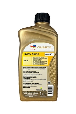 Total Quartz 0W-30 Ineo First Partiküllü Motor Yağı 1 L