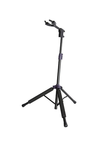 On Stage Gs8200 Autogrip Gitar Standı Profesyonel - Güvenlikli Sehpa Otomatik Kilitleme Mekanizması Autogrip , Yükseklik Ayarlı Gövde, Enstrüman Koruyucu Sünger Kaplama Uyum: Evrensel Gitar Uyumu