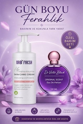 Nemlendirici Bakım Kremi 250 Ml + Eau De İntim Parfüm 50 Ml İkili Bakım Seti
