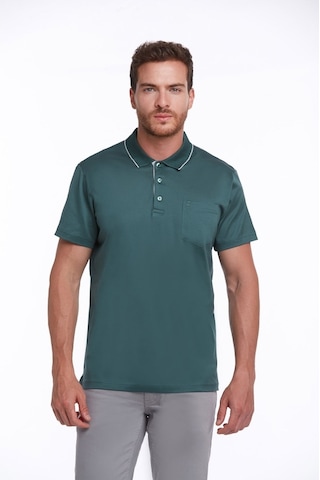 Hatemoğlu Yeşil Regular Fit %100 Pamuk Basic Polo Yaka Tişört-Yeşil