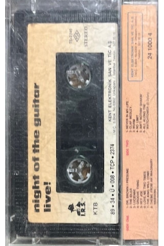 Plak Değildir Kaset Tir Kaset Night Of The Guitar Live Kaset