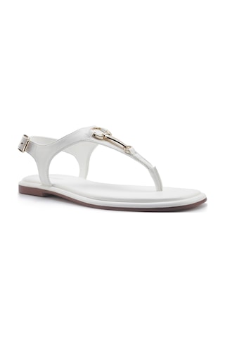 Nine West Ophelıa 5fx Beyaz Kadın Düz Sandalet 000000000101929094 Beyaz