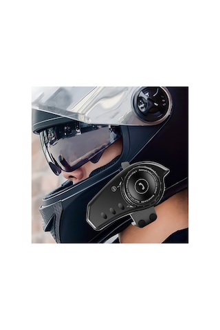 Motosiklet Kask Bluetooth Kulaklık Interkom Su Geçirmez Kablosuz Mikrofonlu Moto Intercomunicador