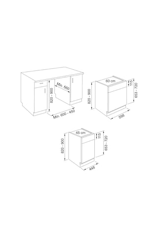Franke FDWS 614 D8P DOS E 8 Programlı 14 Kişilik Ankastre Bulaşık Makinesi