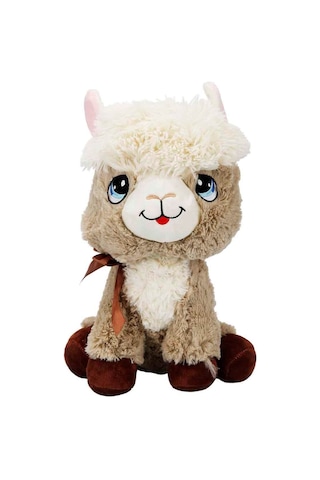 Oyuncak Peluş Lama 35 Cm Oyun Ve Uyku Arkadaşım - Gri Çok Renkli